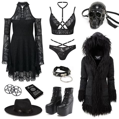 Black lace witch hst
